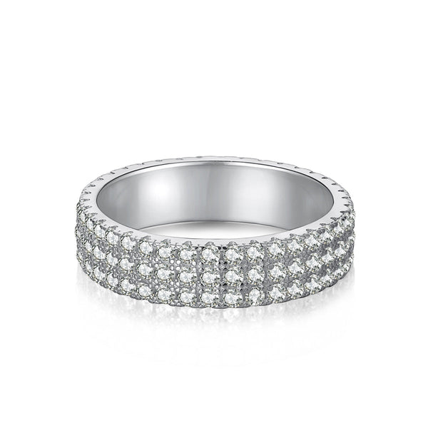 <MAGIC>Dainty Round Cut Tennis Ring